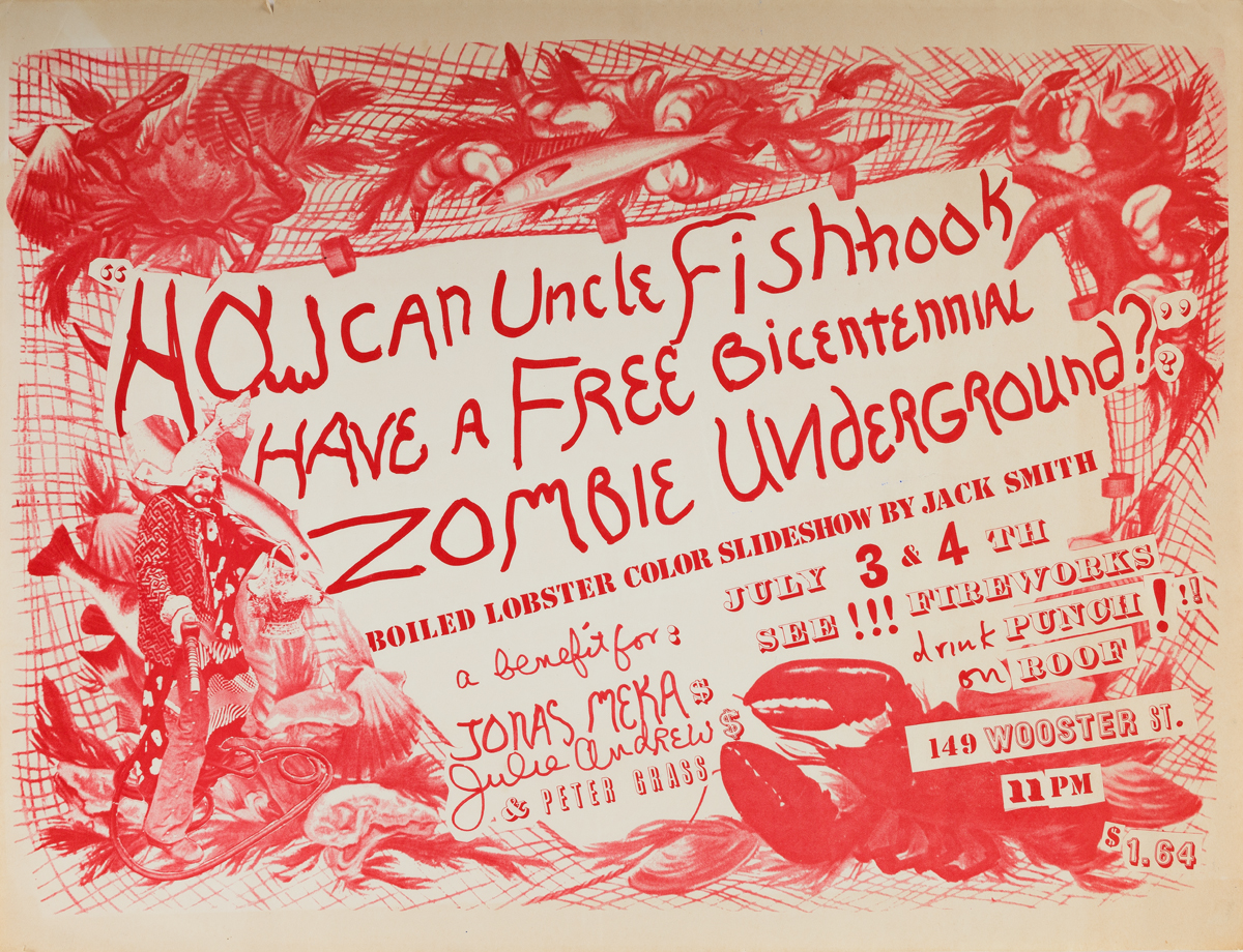 JACK SMITH (1932-1989) How Can Uncle Fishhook Have a Free Bicentennial Zombie Underground? / Boiled Lobster Color Slideshow by Jack Smi